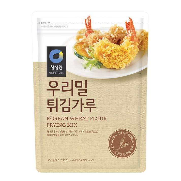 [청정원] 우리밀 튀김가루, 450g