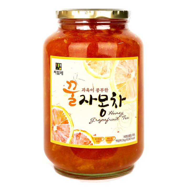 씨밀레 꿀 자몽차, 2kg, 1개