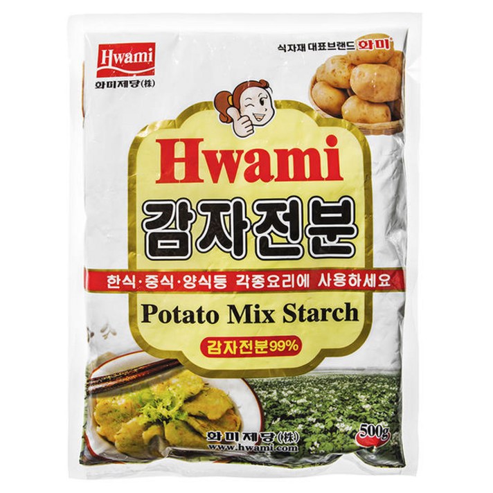 화미_감자전분(99%), 500g, 2팩