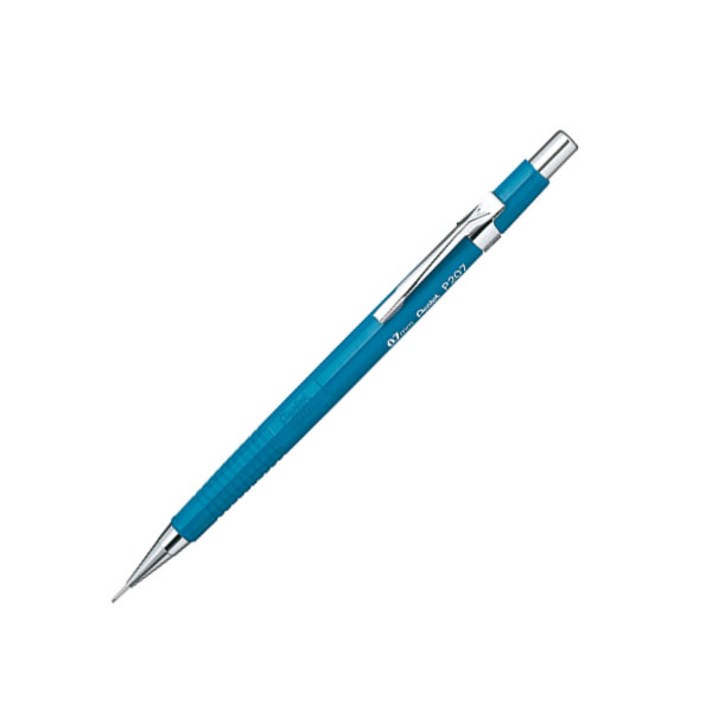 펜텔 제도샤프, P207-C 블루, 0.7mm
