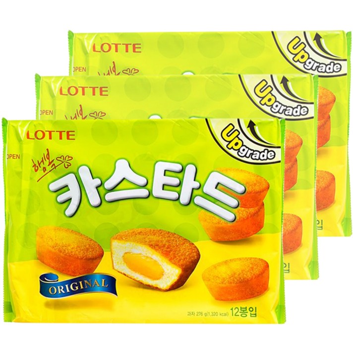 롯데 카스타드 오리지널, 23g, 36개