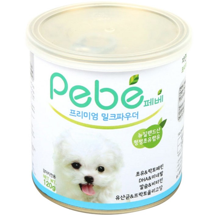 페베 프리미엄 강아지 분유, 우유맛, 1개