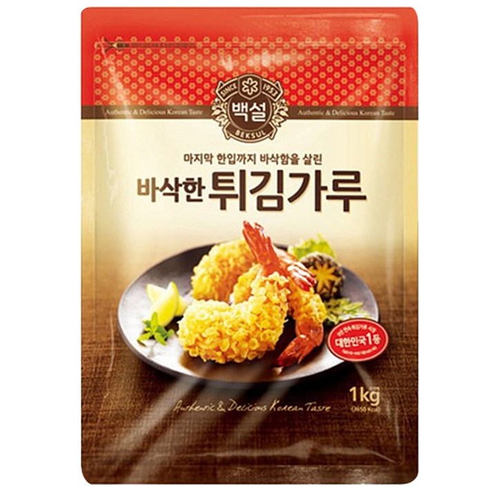 CJ제일제당 바삭한 튀김가루, 1kg, 1개