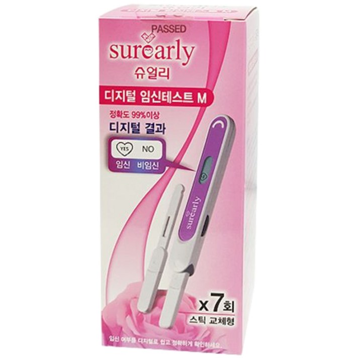 슈얼리 디지털 임신 테스트기 M, 7개입