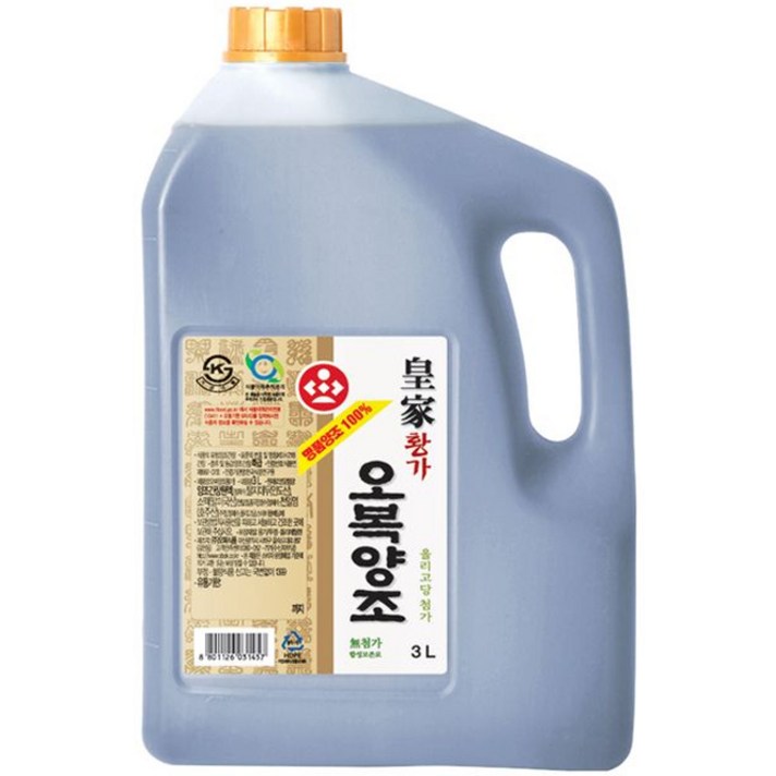 오복 황가 양조간장, 3L, 1개