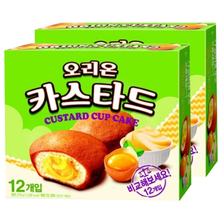 오리온 카스타드, 276g, 2개