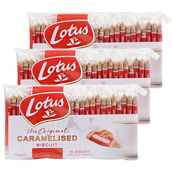 로투스 비스켓, 156g, 3개