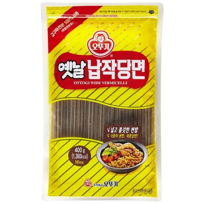 오뚜기 옛날 납작당면, 400g, 1개