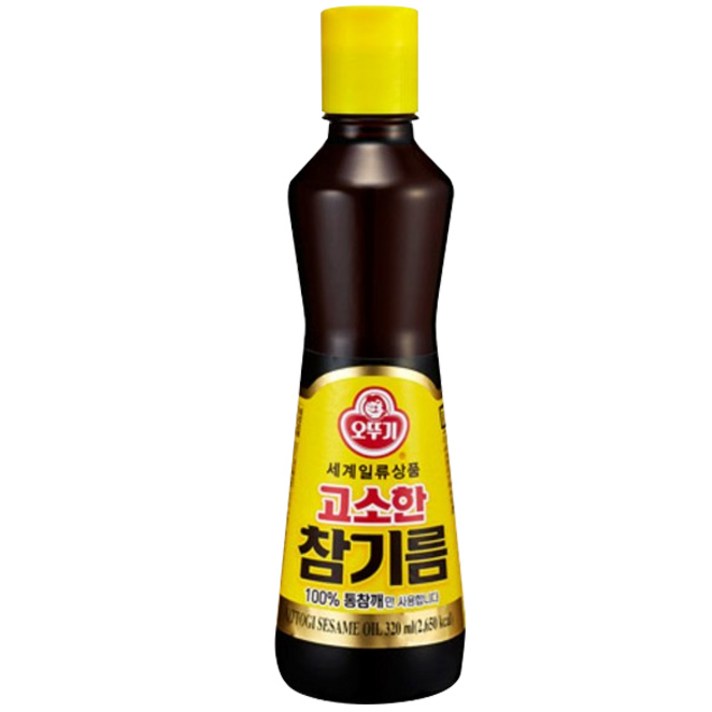 오뚜기 고소한 참기름 병, 320ml, 1개