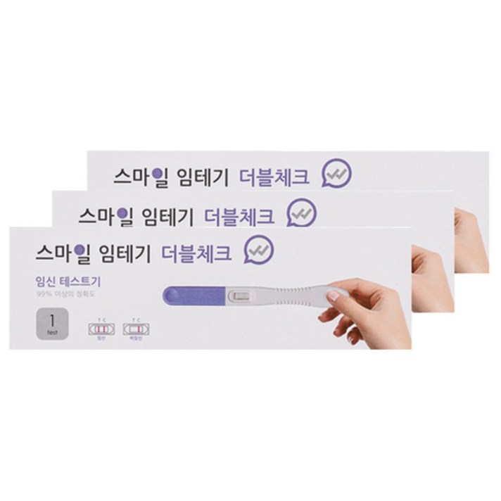 스마일랩 스마일 더블체크 임신테스트기, 1개입, 2개