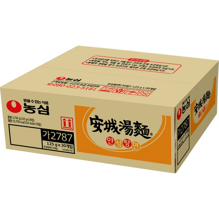 농심 안성탕면 125g, 30개