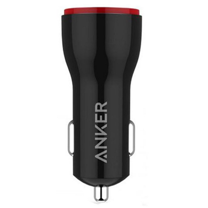 앤커 ANKER 12W 2.4A 듀얼 차량용충전기 (A23080), {A2308011}, 블랙