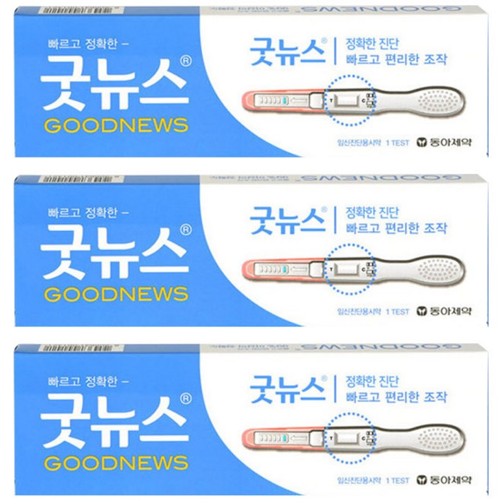동아제약 굿뉴스 임신테스트기, 1개입, 3개