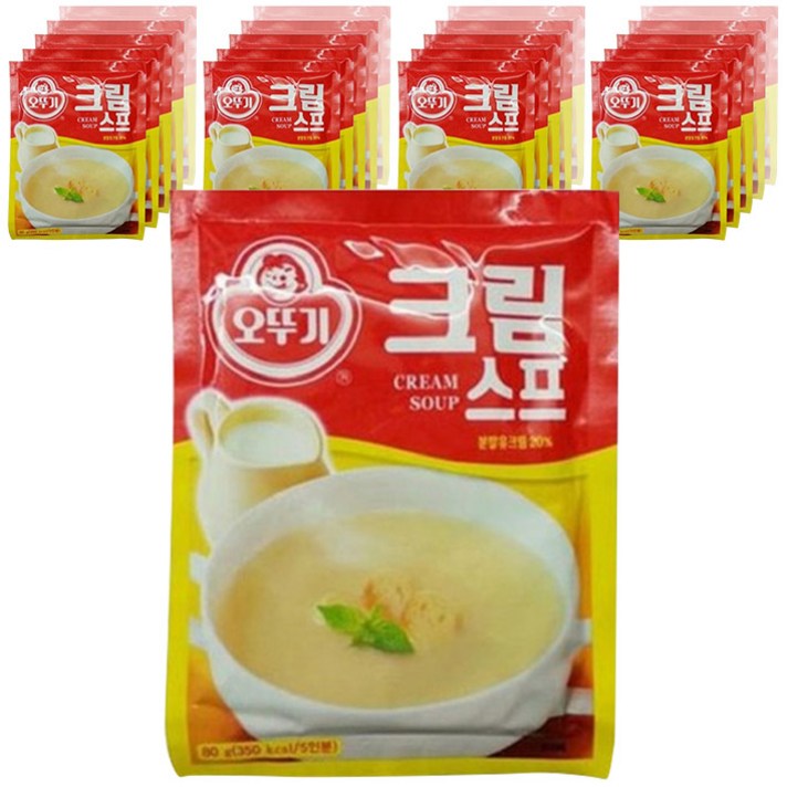 오뚜기 크림 스프, 80g, 40개