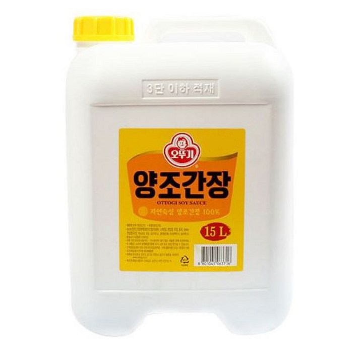 [오뚜기] 간장 양조간장, 15L, 1개