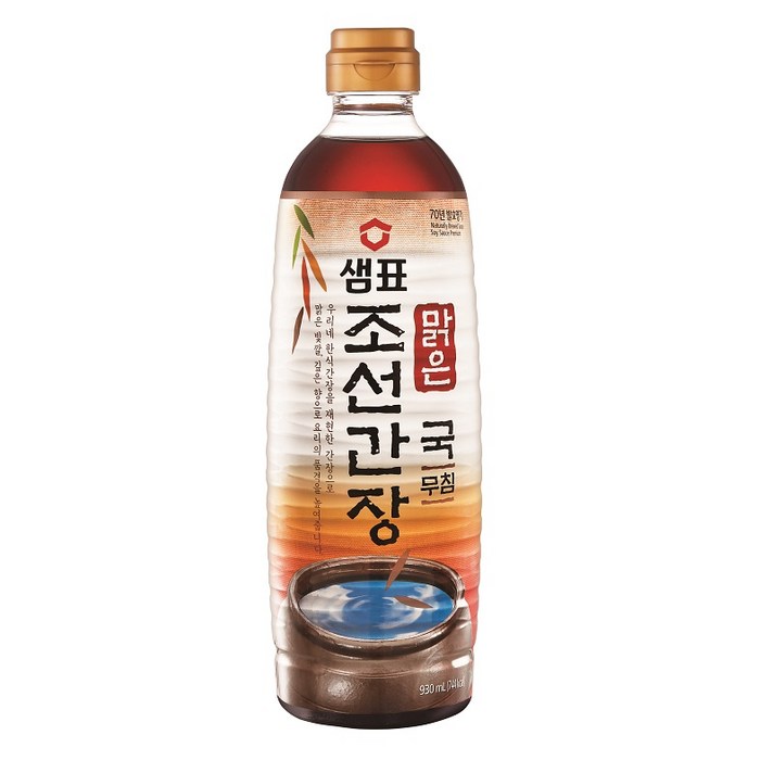 샘표 맑은 조선간장, 930ml, 1개