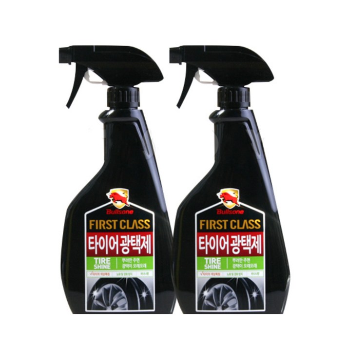 불스원 퍼스트클래스 타이어 광택제 600ml, 2개