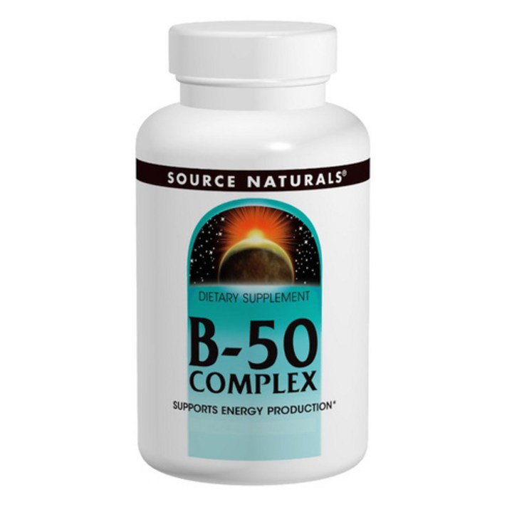 소스내츄럴스 B-50 컴플렉스 50mg 타블렛, 50개입, 1개
