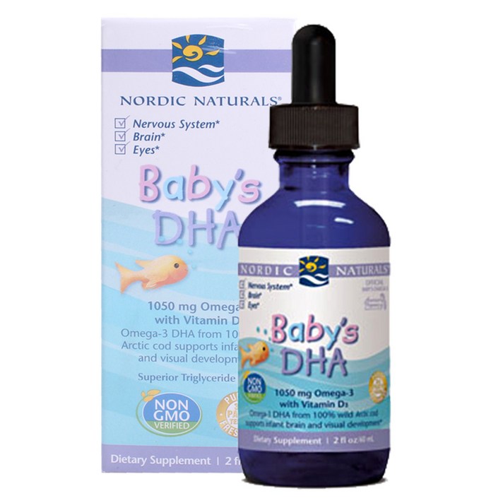 노르딕내츄럴스 어린이 DHA 1050mg 오메가-3 비타민D3, 60ml, 1개