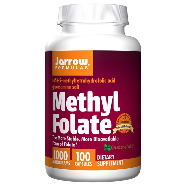 재로우 메틸 폴레이트 1000mcg 캡슐, 100개입, 1개
