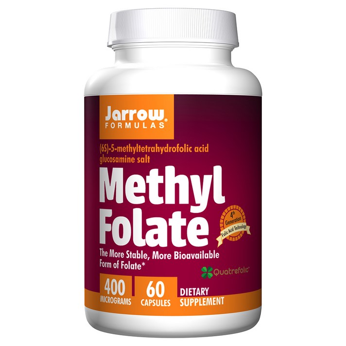 Jarrow Formulas 메틸 엽산 400mcg 캡슐, 60개입, 1개