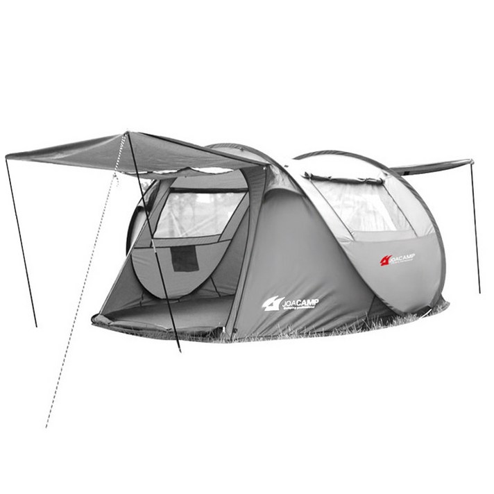 조아캠프 멀티 팝업텐트 4-5인, 그레이