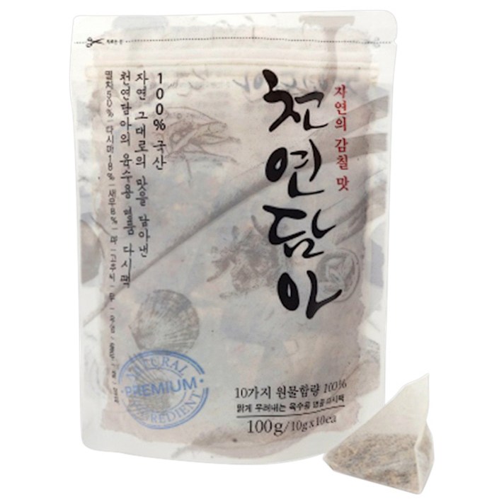 천연담아 명품 다시팩, 100g, 1개