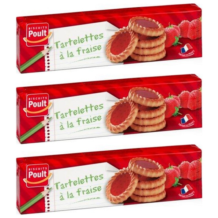 폴트 딸기 타르트, 150g, 3개