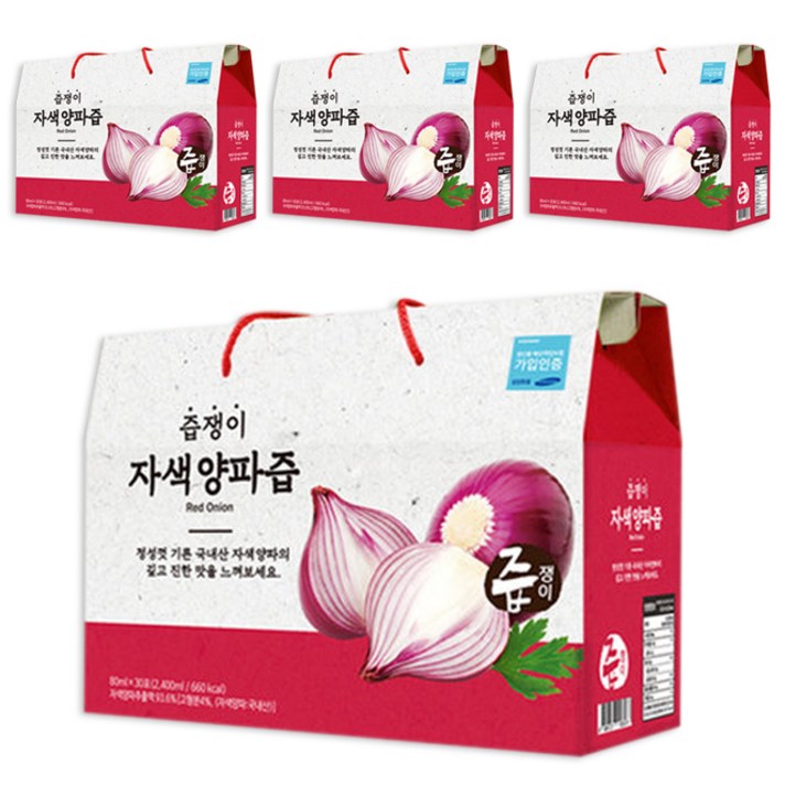 즙쟁이 자색양파즙, 80ml, 120포