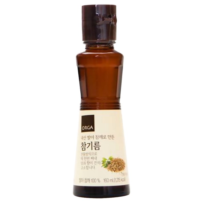 올가홀푸드 발아 참깨로 만든 참기름, 160ml, 1개