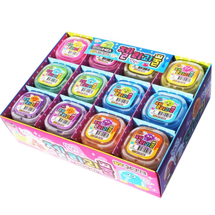 스위트데이 컬러 젤리괴물 24p, 랜덤 발송, 58g