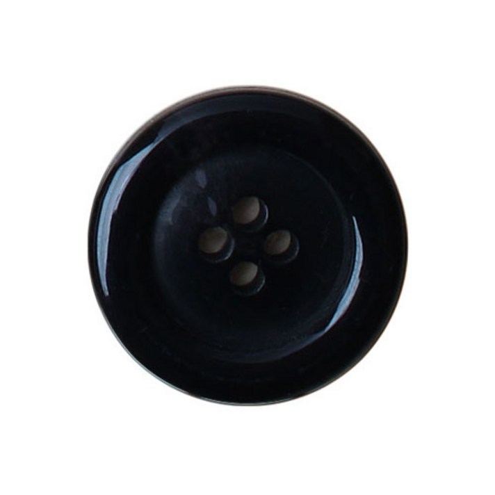 동화상가몰 야크코트 단추 I-2 21mm, 블랙 유광, 10개입