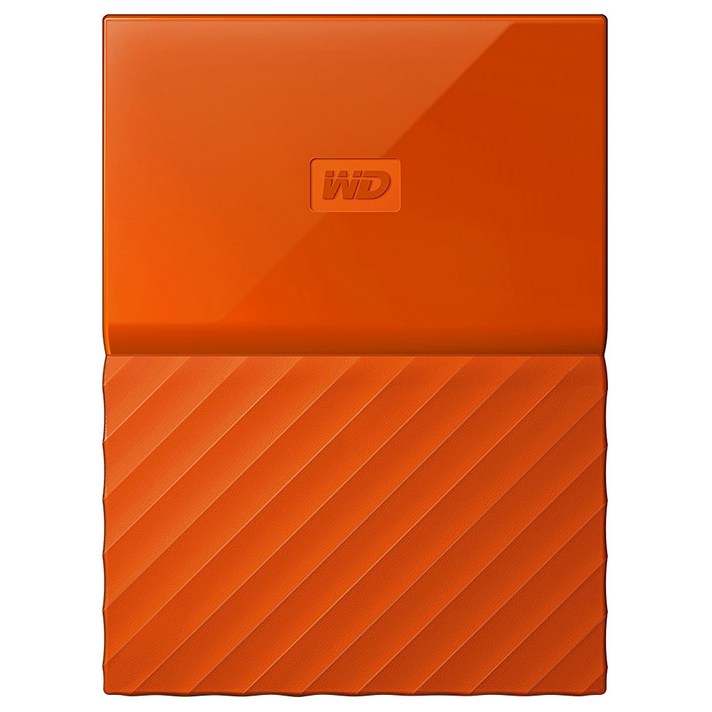WD My Passport 휴대용 외장하드, 4TB, 오렌지