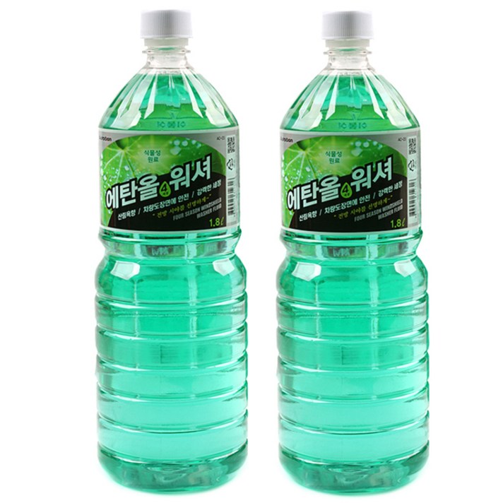 오토반 에탄올 워셔액, 1.8L, 2개