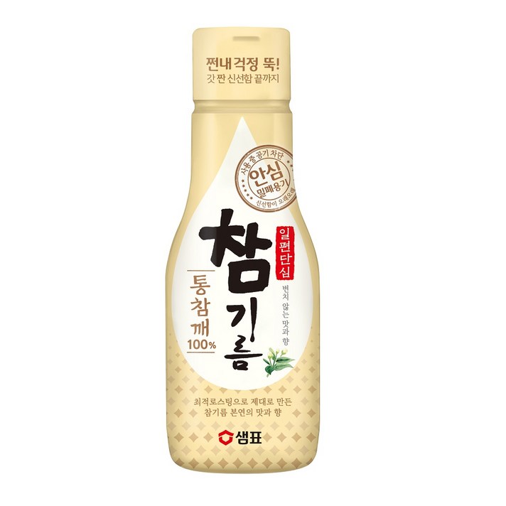 샘표 일편단심 통참깨 참기름, 200ml, 1개