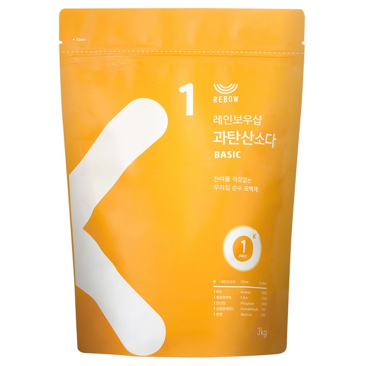 레인보우샵 과탄산소다 베이직 리필, 3kg, 1개