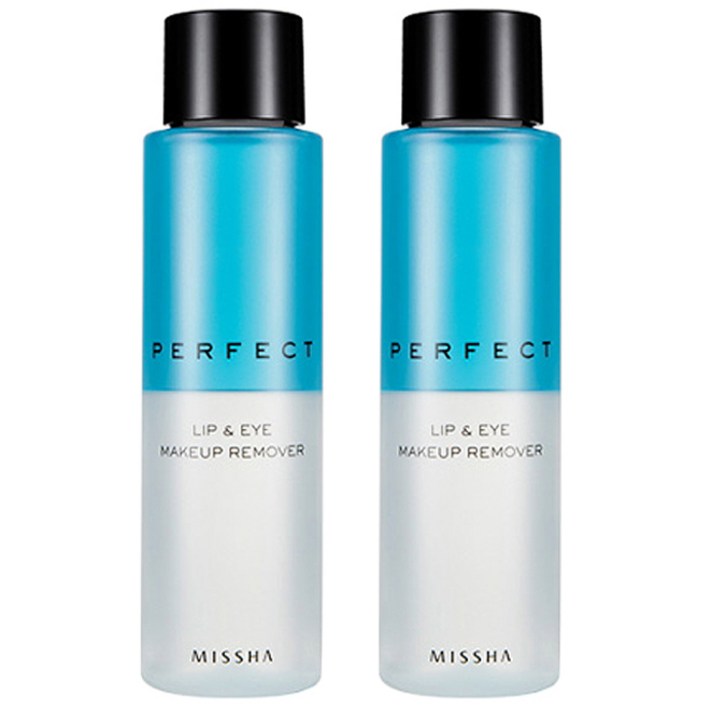 미샤 퍼펙트 립앤아이 리무버, 155ml, 2개