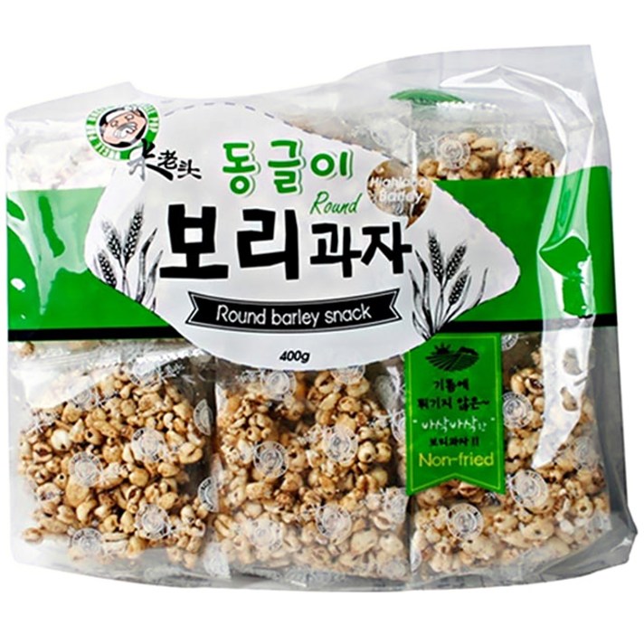 엉클팝 동글이 보리과자 강정, 400g, 1개