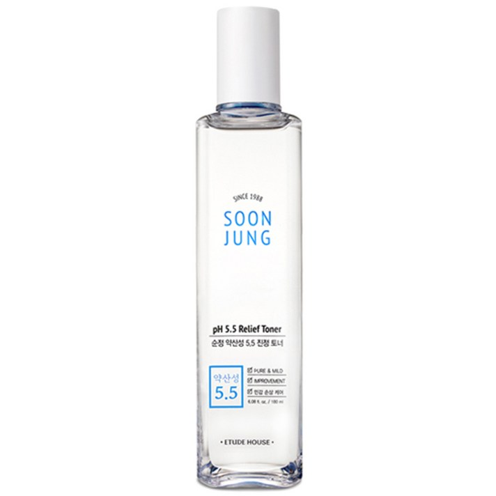 에뛰드하우스 순정 약산성 5.5 진정 토너, 180ml, 1개