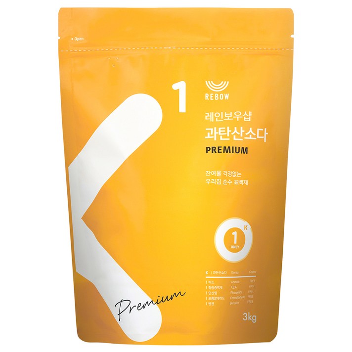레인보우샵 과탄산소다 프리미엄, 3kg, 1개