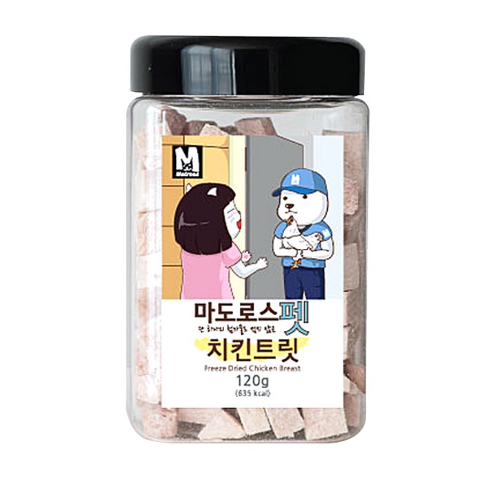 마도로스펫 동결건조 간식, 치킨트릿, 1개