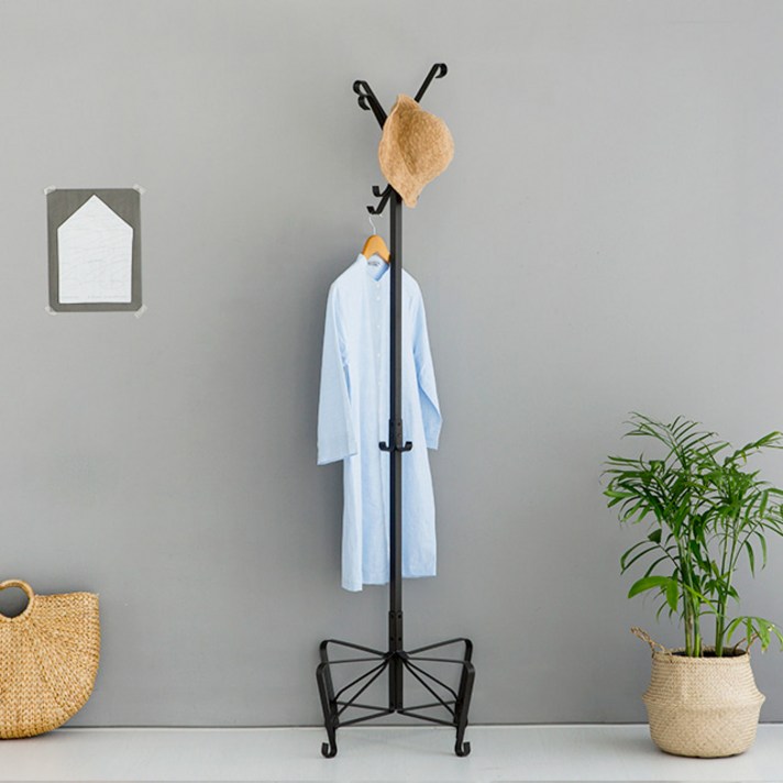 마켓비 PIGO 191 옷걸이행거, 블랙