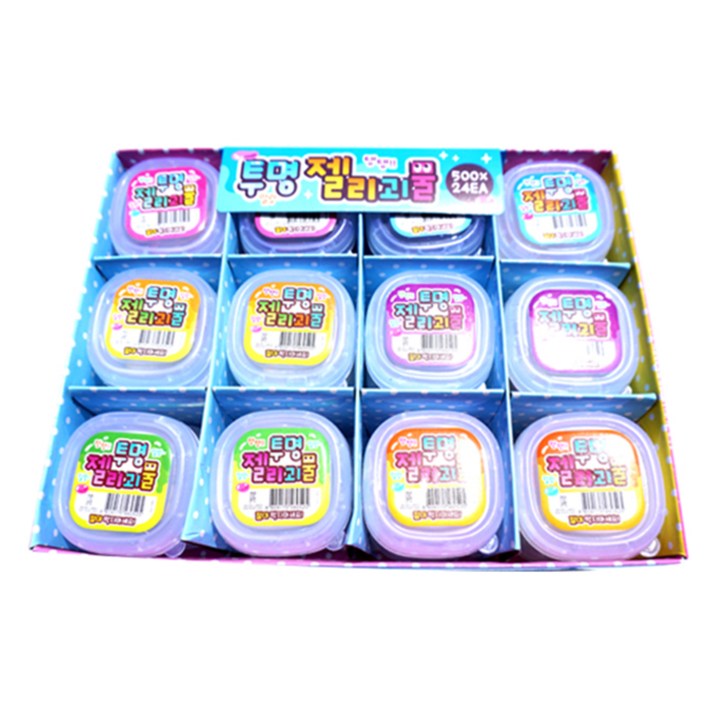 스위트데이 투명 젤리괴물 24p, 65g