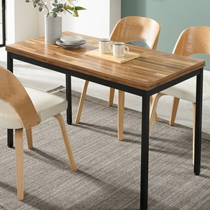 디홀릭 4인용 카페테이블 LPM, 아카시아