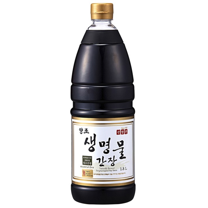 신앙촌 양조 생명물 간장, 1.8L, 1개