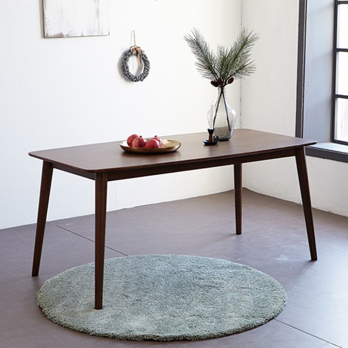 모디디 TAGA 6인용 원목 식탁테이블, 엔틱