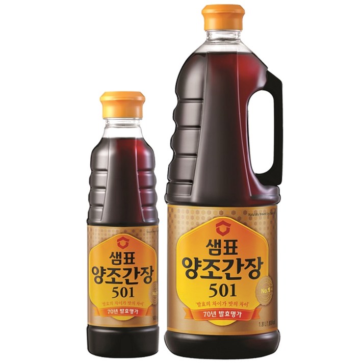 샘표 양조간장 501 1.8L + 500ml 세트, 1세트