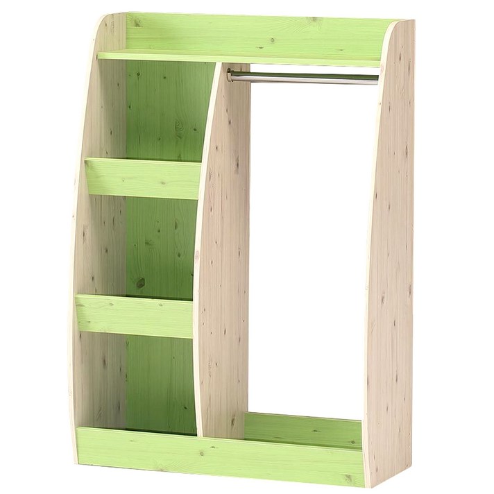 베라스 키높이 810형 행거 수납장, 애플그린