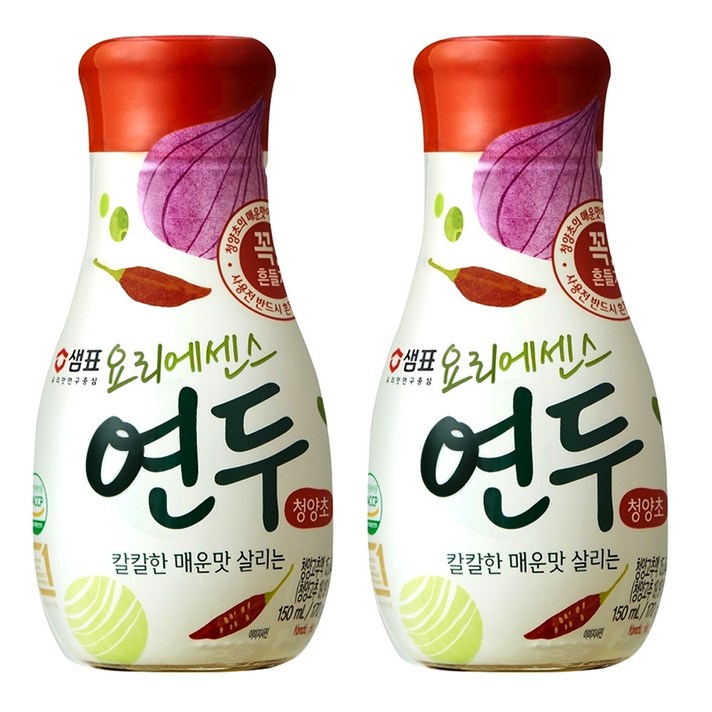 샘표 요리에센스 연두 청양초 조미료, 170g, 2개