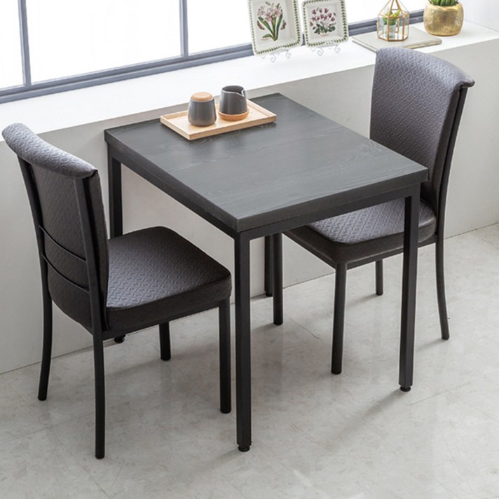 애모씨오가구 2인용 식탁, 블랙